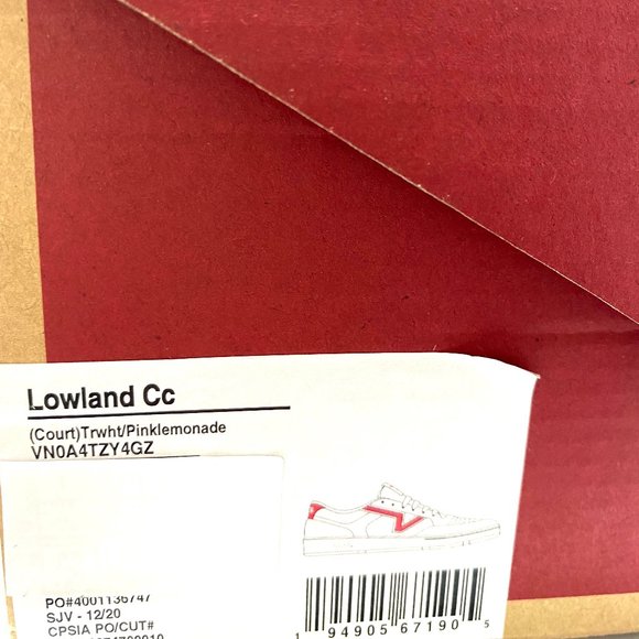 VANS Lowland CC Court Leather White Sneakers Low Top SB Men's Sizes VN0A4TZY4GZ - Picture 10 of 10